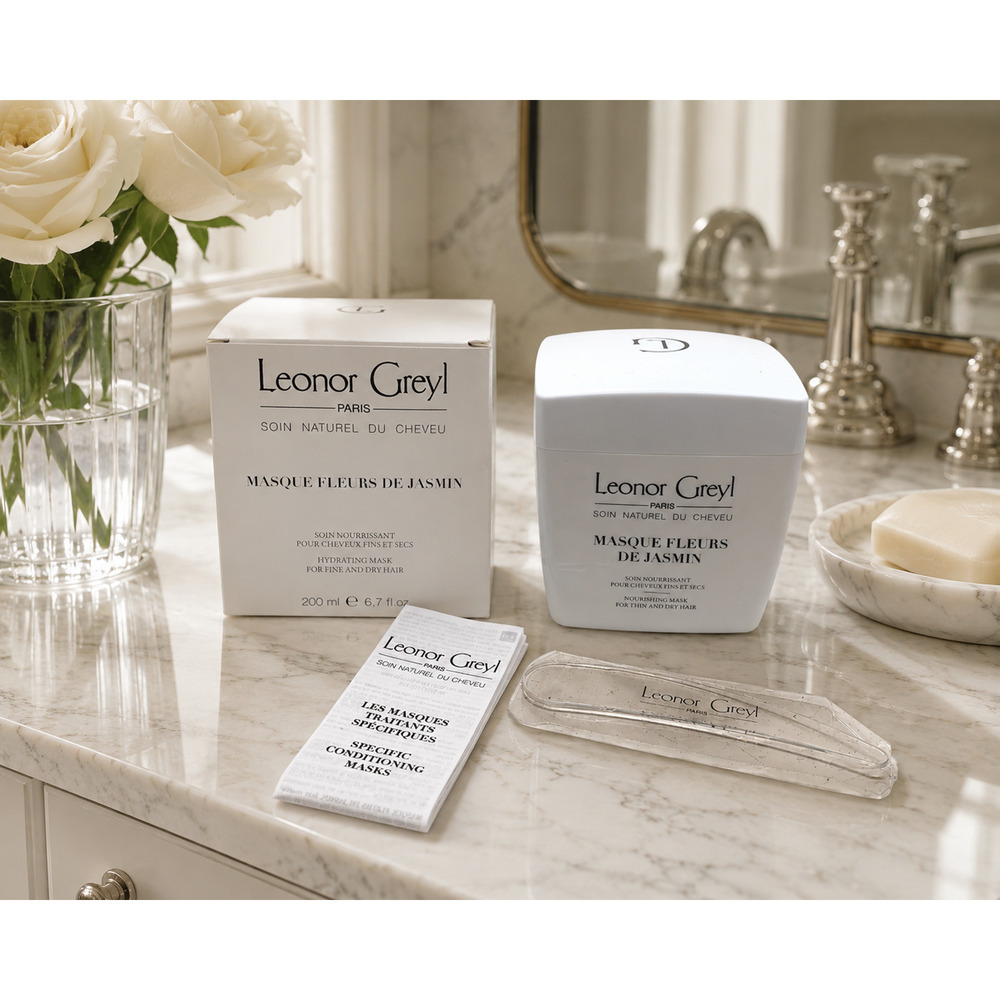 Leonor Greyl Paris Masque Fleurs de Jasmin Hydrating Hair Mask 6.7 Oz NEW Sealed